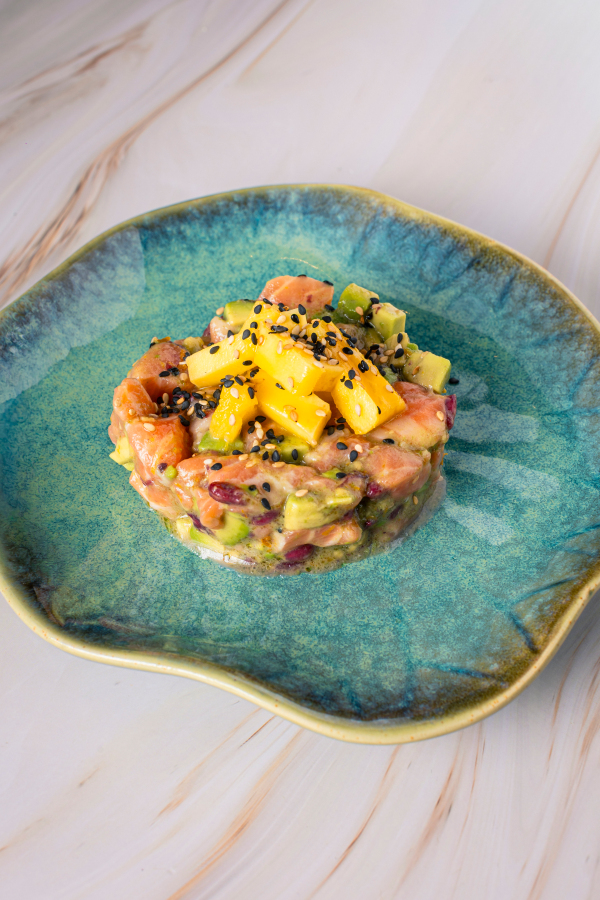 Tartar de salmón